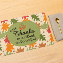Give Thanks to the Lord | オーダーメイドの秋のデザイン
