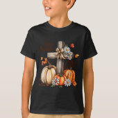 Give Thanks To The Lord Fall Pumpkin Thanksgiving  Tシャツ (正面)