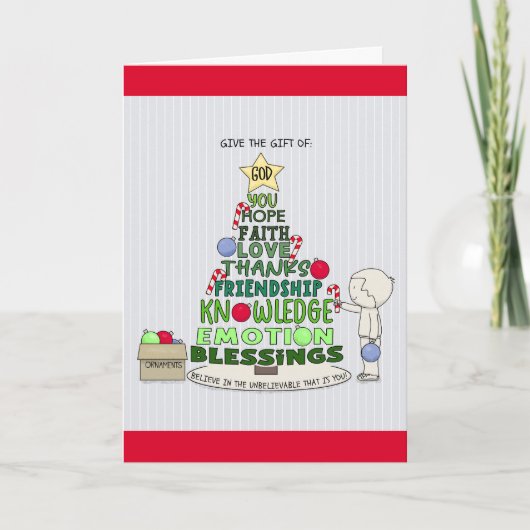 Give the Gift of: Word Tree  カード (正面)