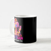 Give to gain 国際女性デー 2026 Give t コーヒーマグカップ (正面左)