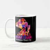 Give to gain 国際女性デー 2026 Give t コーヒーマグカップ (左)