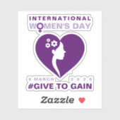 Give To Gain 2026国際女性デー シール (シート)