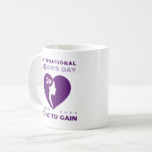 Give To Gain International Women's Day 2026 コーヒーマグカップ (正面左)