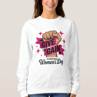 Give To Gain Tシャツ 国際女性デー 2026