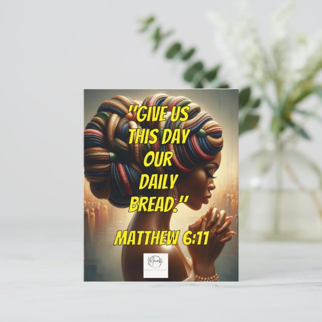 Give Us This Day Our Daily Bread." (Matthew 6:11)  (スタンド正面)