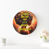 Give Us This Day Our Daily Bread." (Matthew 6:11)  ラージ壁時計 (ホーム)