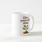 Give yourself time - Mug コーヒーマグカップ (正面右)