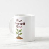 Give yourself time - Mug コーヒーマグカップ (正面左)