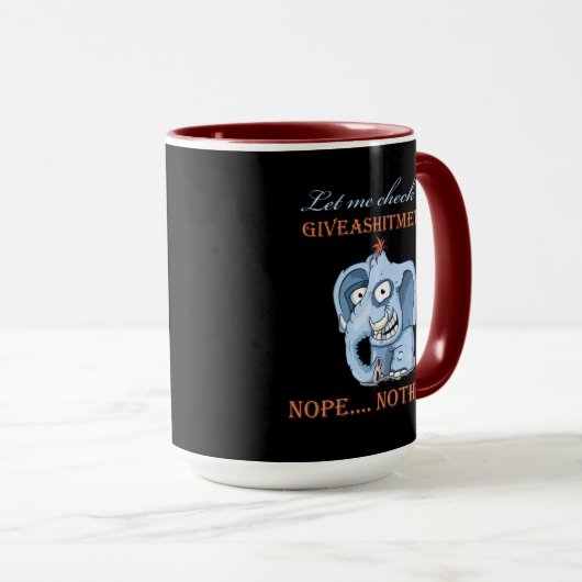 GiveAShitMeterを確認する マグカップ (正面右)