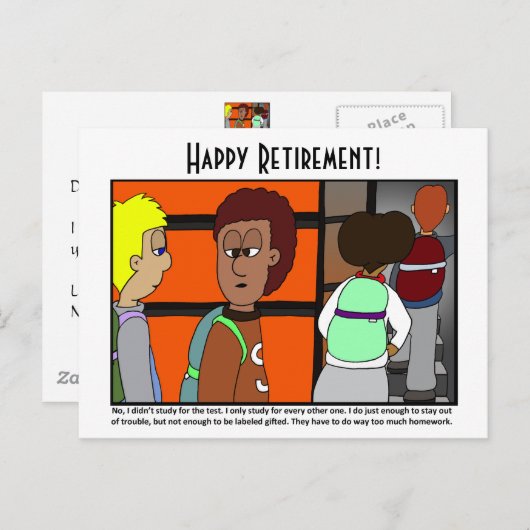 Gived Kids Cartoonはがき ポストカード (正面/裏面)