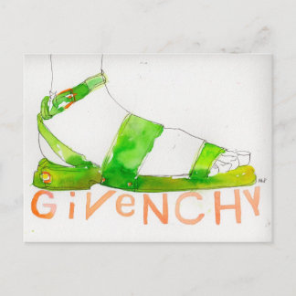 Givenchy -ファッションイラストレーションはがき ポストカード