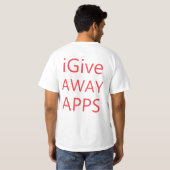 GivenTo -私は遠くになAppsを与えます Tシャツ (裏面フル)