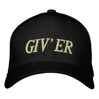 GIV'ER HAT 刺繍入りキャップ