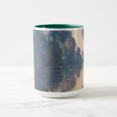Givernyの近くのセーヌ河のクロード・モネ|の朝 マグカップ (中央)