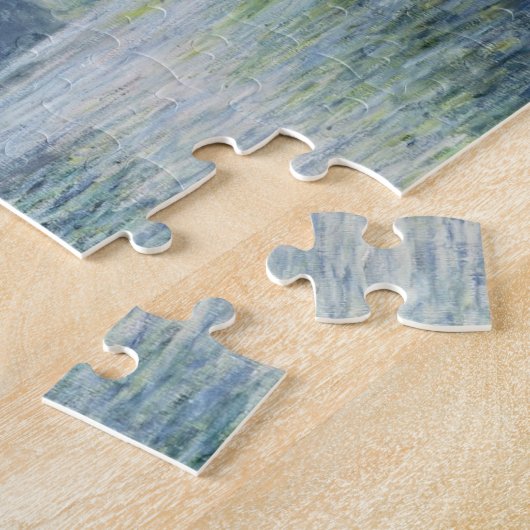 Givernyの近くのセーヌ河のクロード・モネ|の枝 ジグソーパズル (側面)