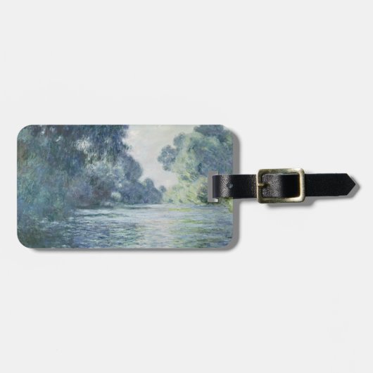 Givernyの近くのセーヌ河のクロード・モネ|の枝 ラゲッジタグ (正面横)