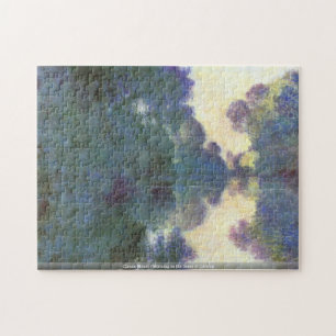 Givernyのpuzzlのセーヌ河のクロウドのMonet朝 ジグソーパズル