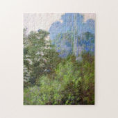 Givernyクロード・モネの近くのセーヌ河の朝 ジグソーパズル (縦)