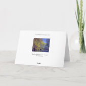 GivernyフランスMonetの芸術の近くでEpteの川で曲げて下さい カード (裏面)