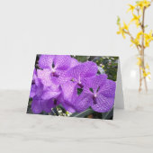 Giverny、フランスの紫色の栄光 カード (黄色い花)