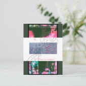 Giving and receiving flowers(lace × Hong Kong) ポストカード (スタンド正面)