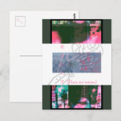 Giving and receiving flowers(lace × Hong Kong) ポストカード (正面/裏面)