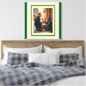 GIVING IS LOVING CHRISTMAS MESSAGE キャンバスプリント (インサイチュ (寝室))