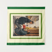 GIVING IS LOVING CHRISTMAS MESSAGE タペストリー (正面(横))