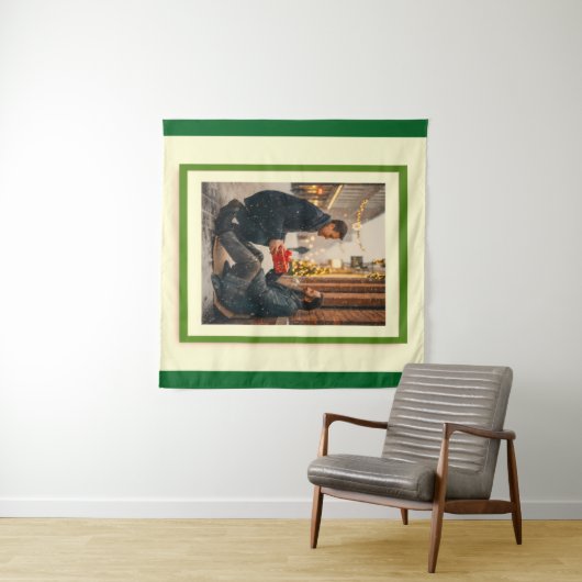 GIVING IS LOVING CHRISTMAS MESSAGE タペストリー (インサイチュ(横))