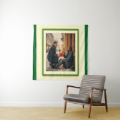 GIVING IS LOVING CHRISTMAS MESSAGE タペストリー (インサイチュ)