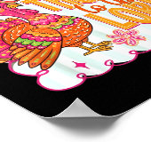 Giving Thanks To The Lord Nk Thanksgiving Turkey C ポスター (角)