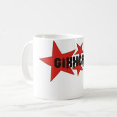 Gixxerの女の子の星の衣類 コーヒーマグカップ (正面左)
