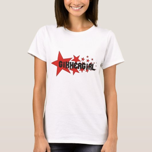 Gixxerの女の子の星の衣類 Tシャツ (正面)