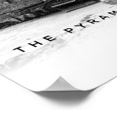 Giza EgyptのA3ピラミッド座標ポスター ポスター (角)