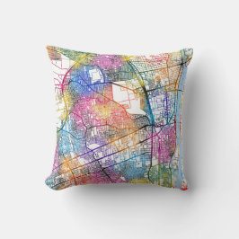 Giza Egypt City Map クッション