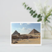 Giza Pyramid Complex. Postcard ポストカード (スタンド正面)