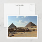 Giza Pyramid Complex. Postcard ポストカード (正面/裏面)