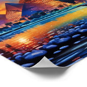 Giza pyramidsプリント、バリューポスター紙（マット） ポスター (角)