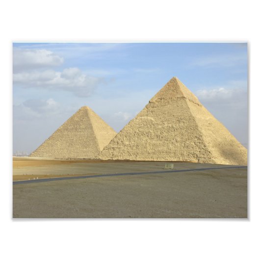Giza Pyramids写真 フォトプリント (正面)