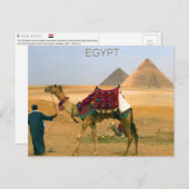 Giza Pyramids、エジプトのはがき ポストカード (正面/裏面)