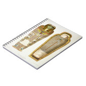 Gizehからのcerements、容積の場合そしてミイラ ノートブック (左側)