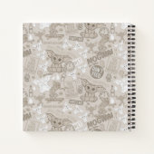 Gizmo | Cute Comic Character | Add Your Name ノートブック (裏面)