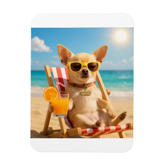 Gizmo en vacances マグネット (縦)