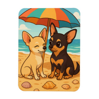 Gizmo in Love – Beach Day with His Sweetheart マグネット