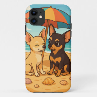 Gizmo in Love – Beach Day with His Sweetheart iPhone 11 ケース