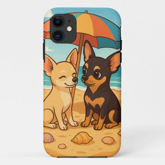 Gizmo in Love – Beach Day with His Sweetheart Case-Mate iPhoneケース (裏面)