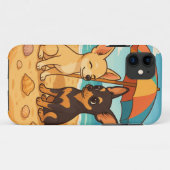 Gizmo in Love – Beach Day with His Sweetheart Case-Mate iPhoneケース (裏面(横))