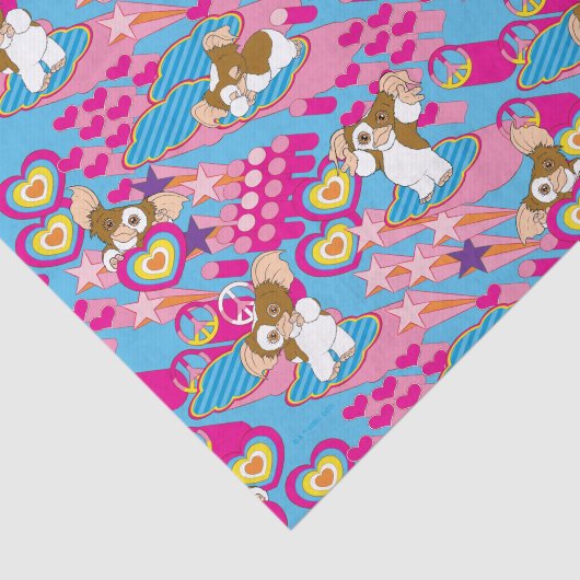 Gizmo | Pink Peace & Love Pattern 薄葉紙 (詳細)