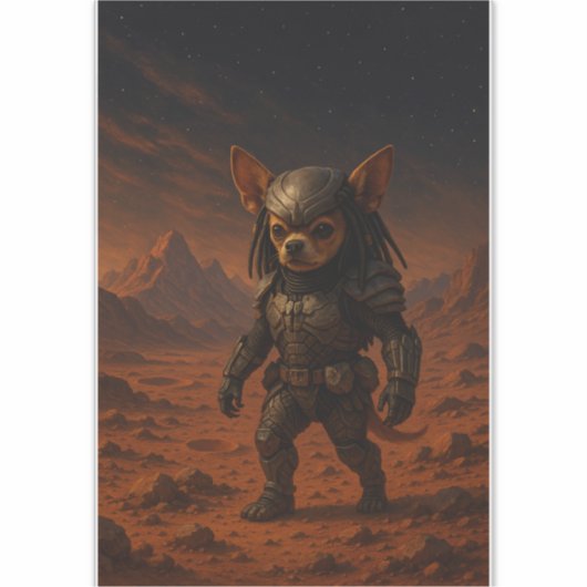 Gizmo the Predator on Mars シール (正面)