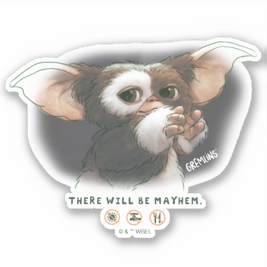 Gizmo There Will Be Mayhem シール (正面)